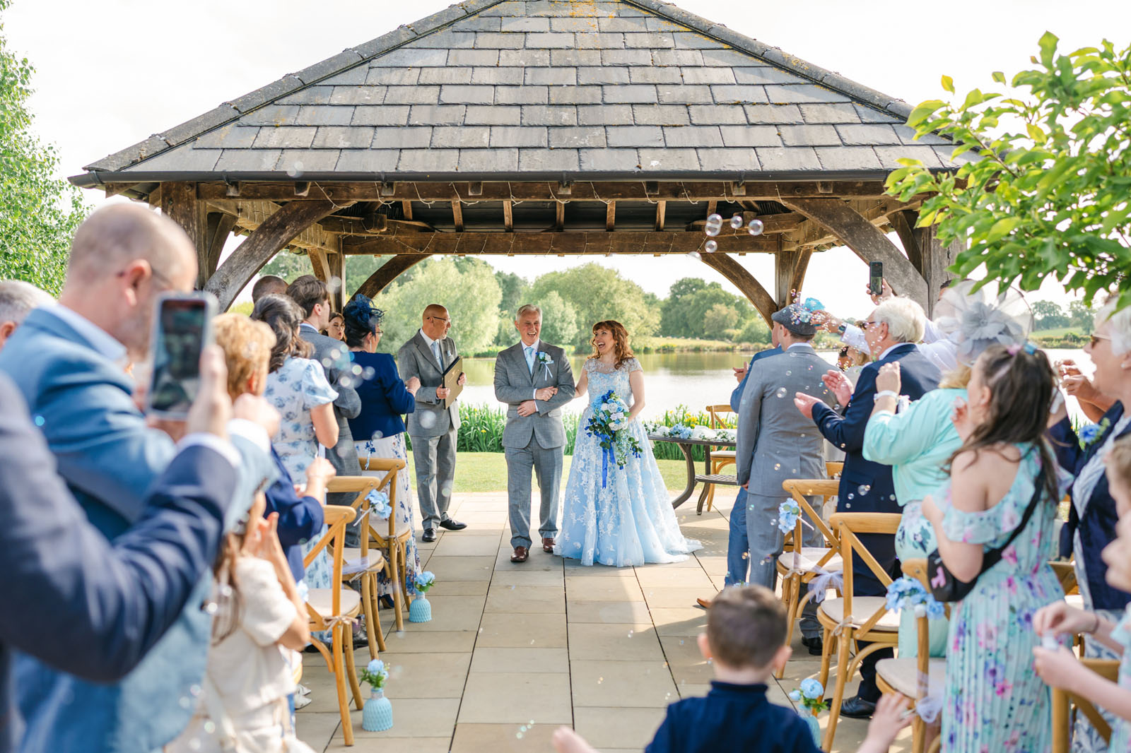 real wedding photography at Sandhole Oak Barn by Christy Photography