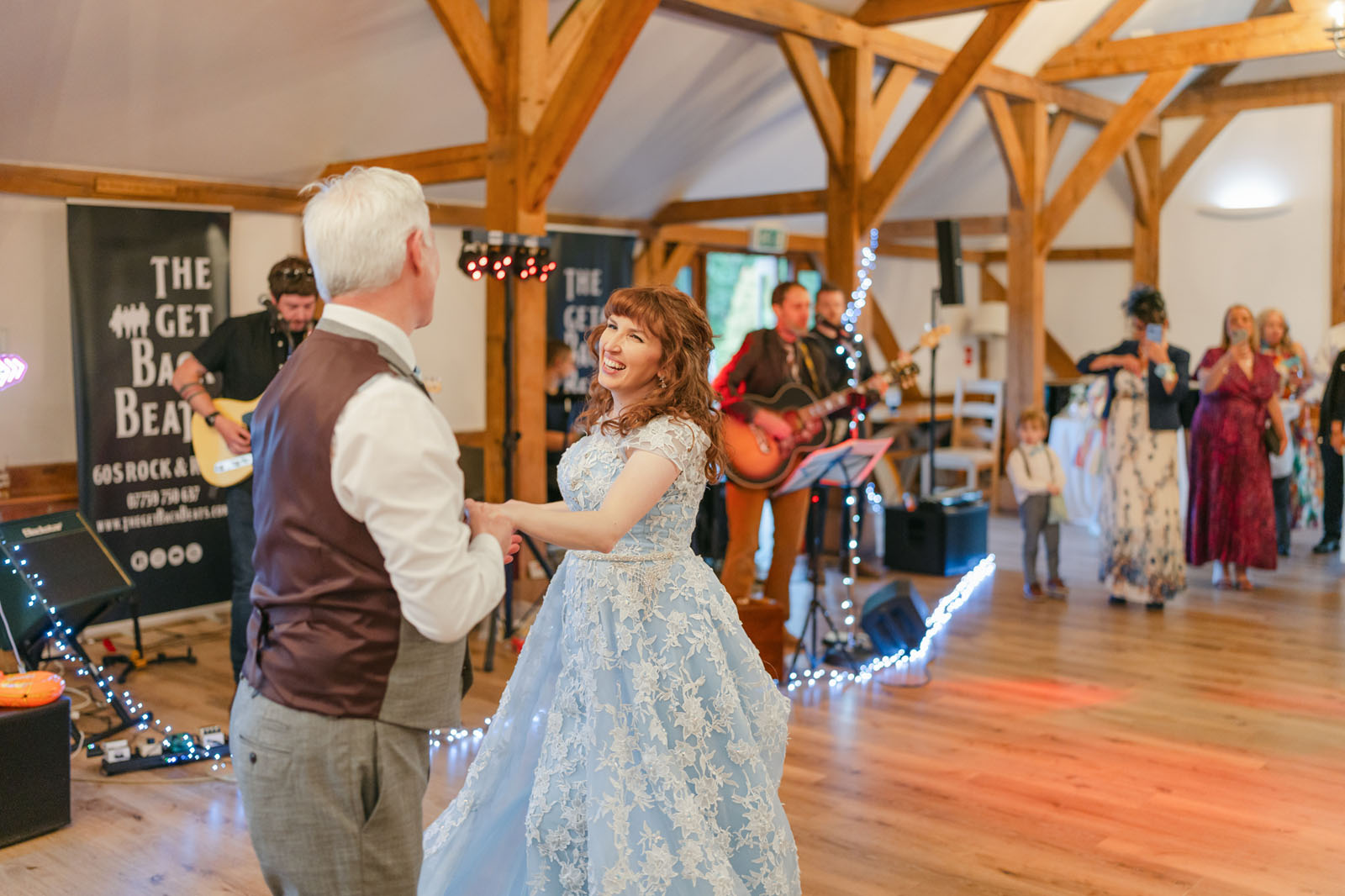 real wedding photography at Sandhole Oak Barn by Christy Photography