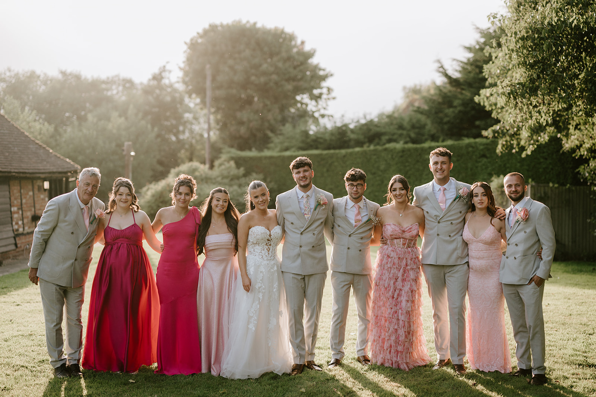 real wedding blog at The Old Kent Barn with Pearce Wedding Photography
