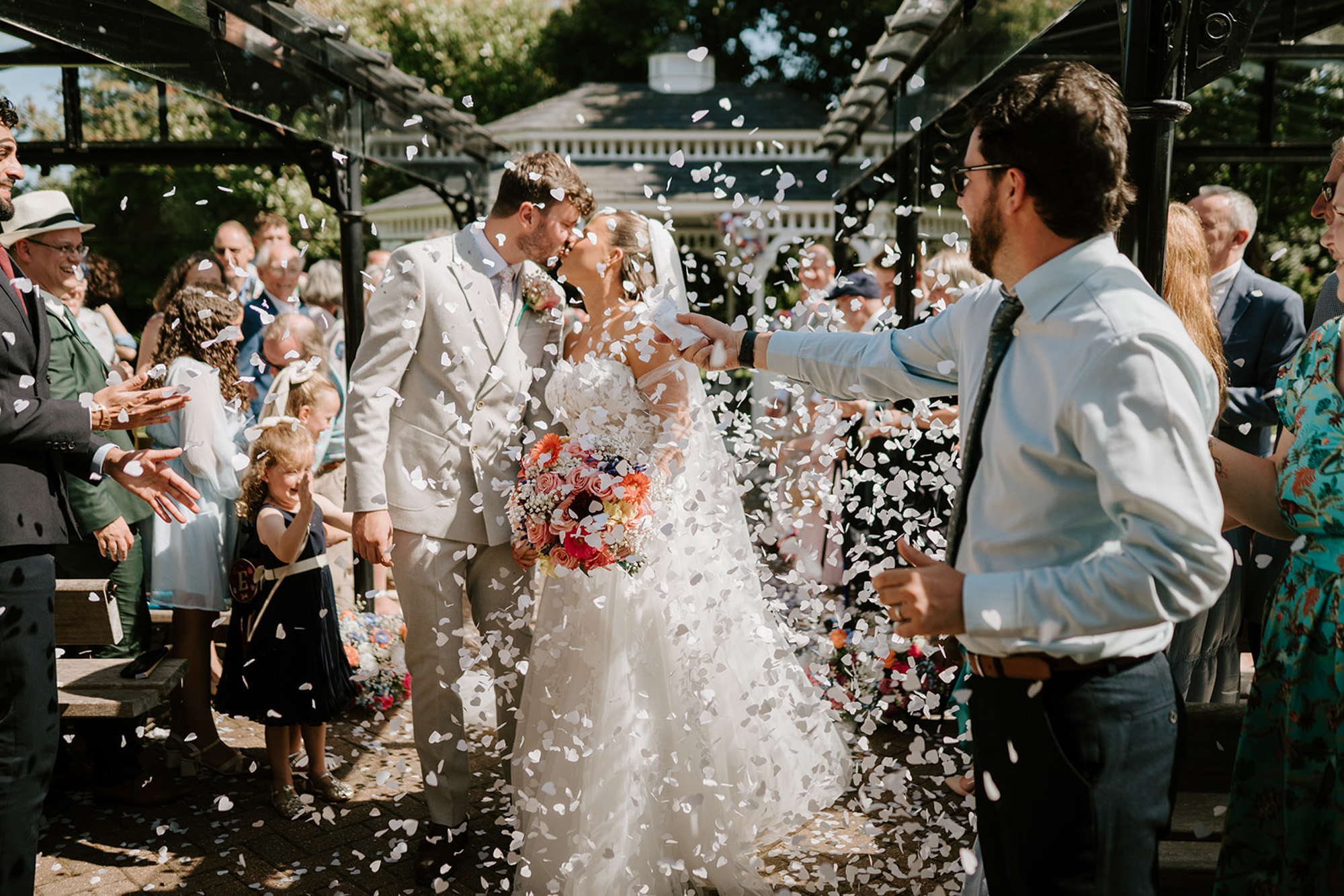 real wedding blog at The Old Kent Barn with Pearce Wedding Photography