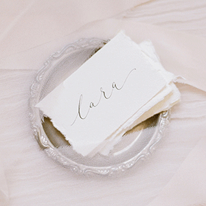 Wedding calligrapher Claire Gould By Moon & Tide Calligraphy UK