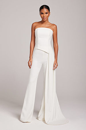 Nadine Merabi bridal white separates