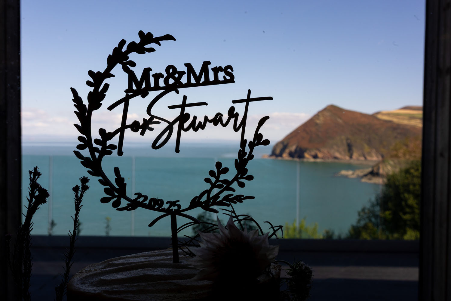 real wedding at Sandy Cove Devon on a bright sunny day | Devon and Somerset wedding photographer Martin Dabek