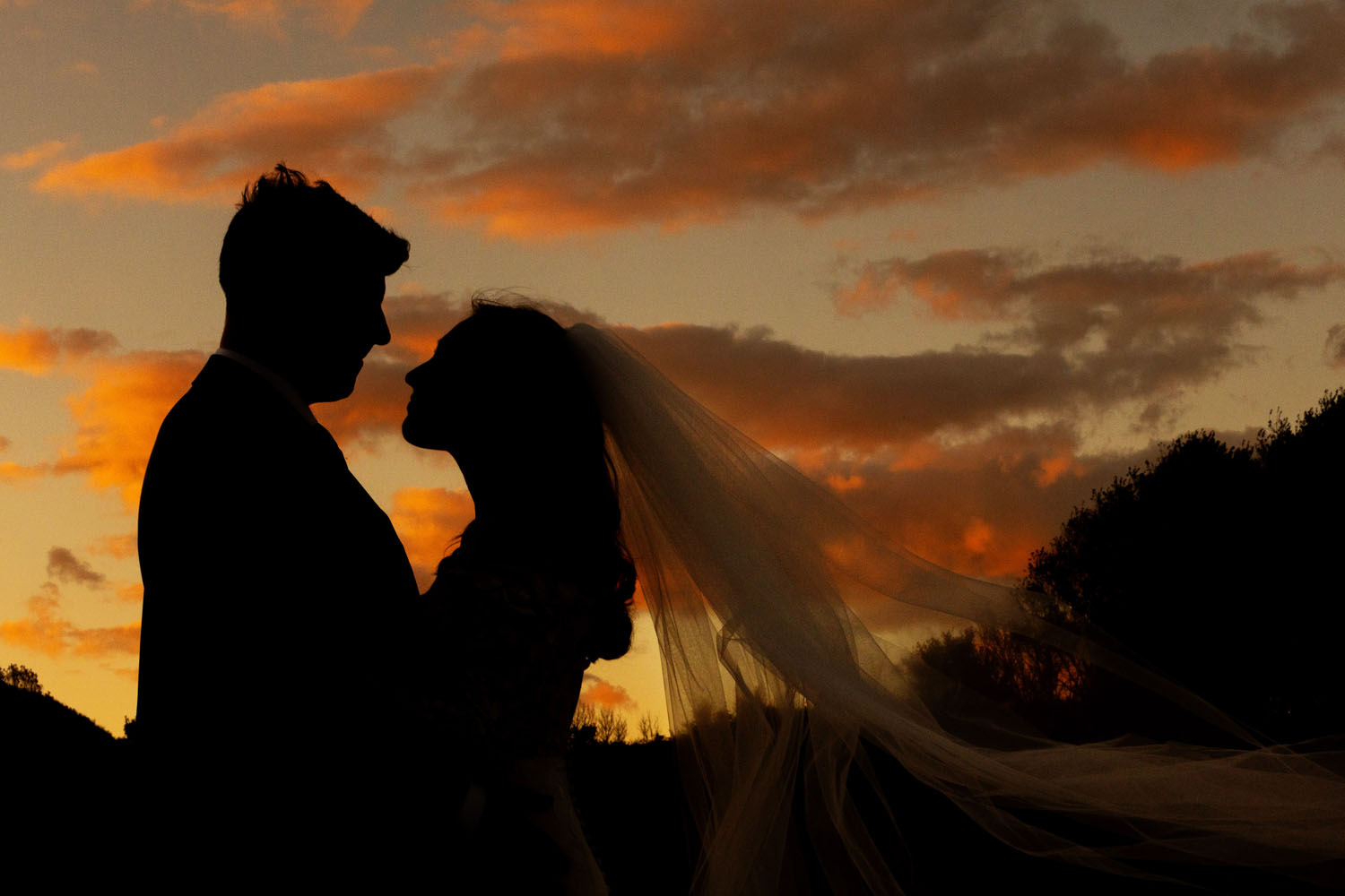 real wedding at Sandy Cove Devon on a bright sunny day | Devon and Somerset wedding photographer Martin Dabek