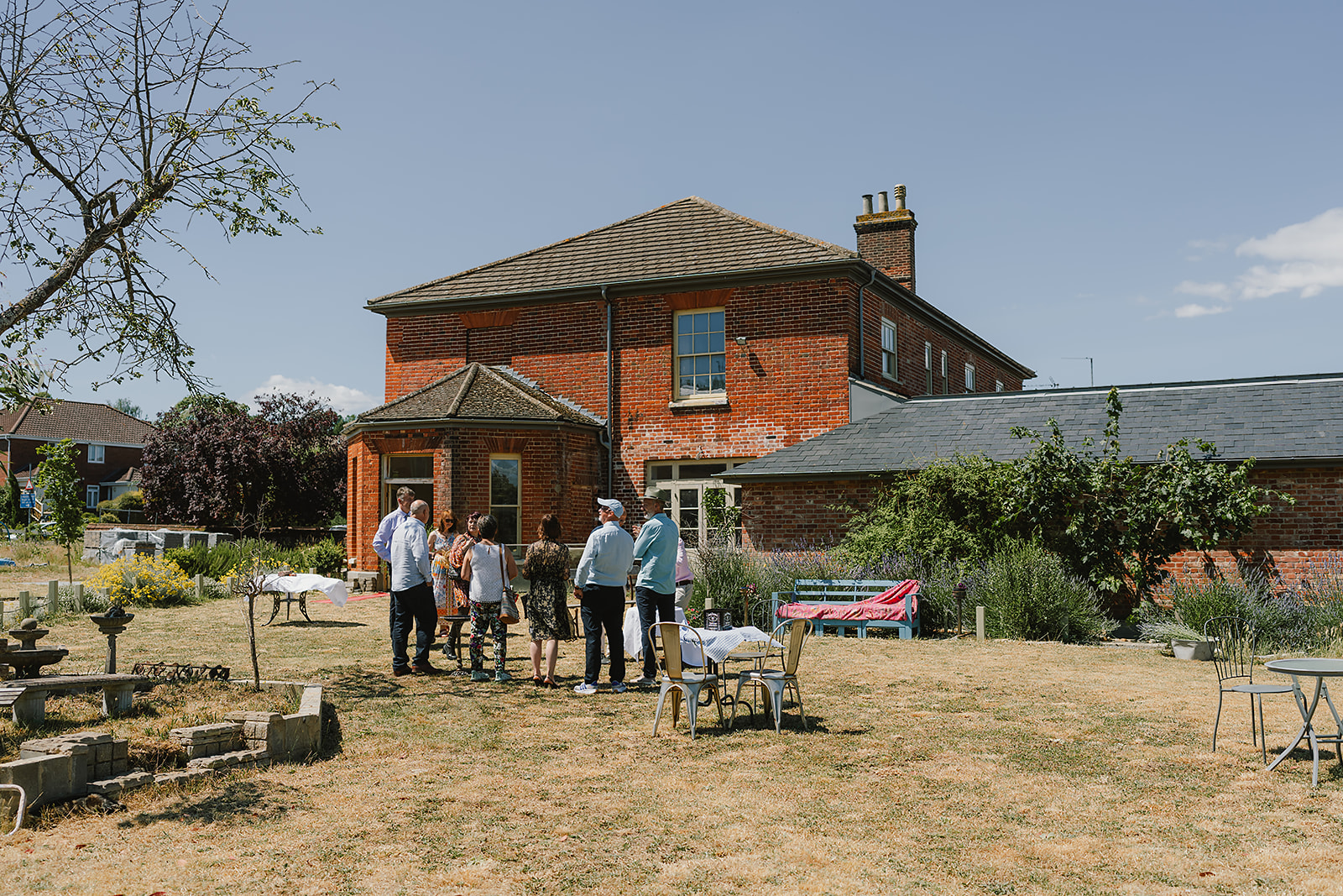 real wedding in Norwich Norfolk with a mature couple and friends helping | Andy Davison Photography
