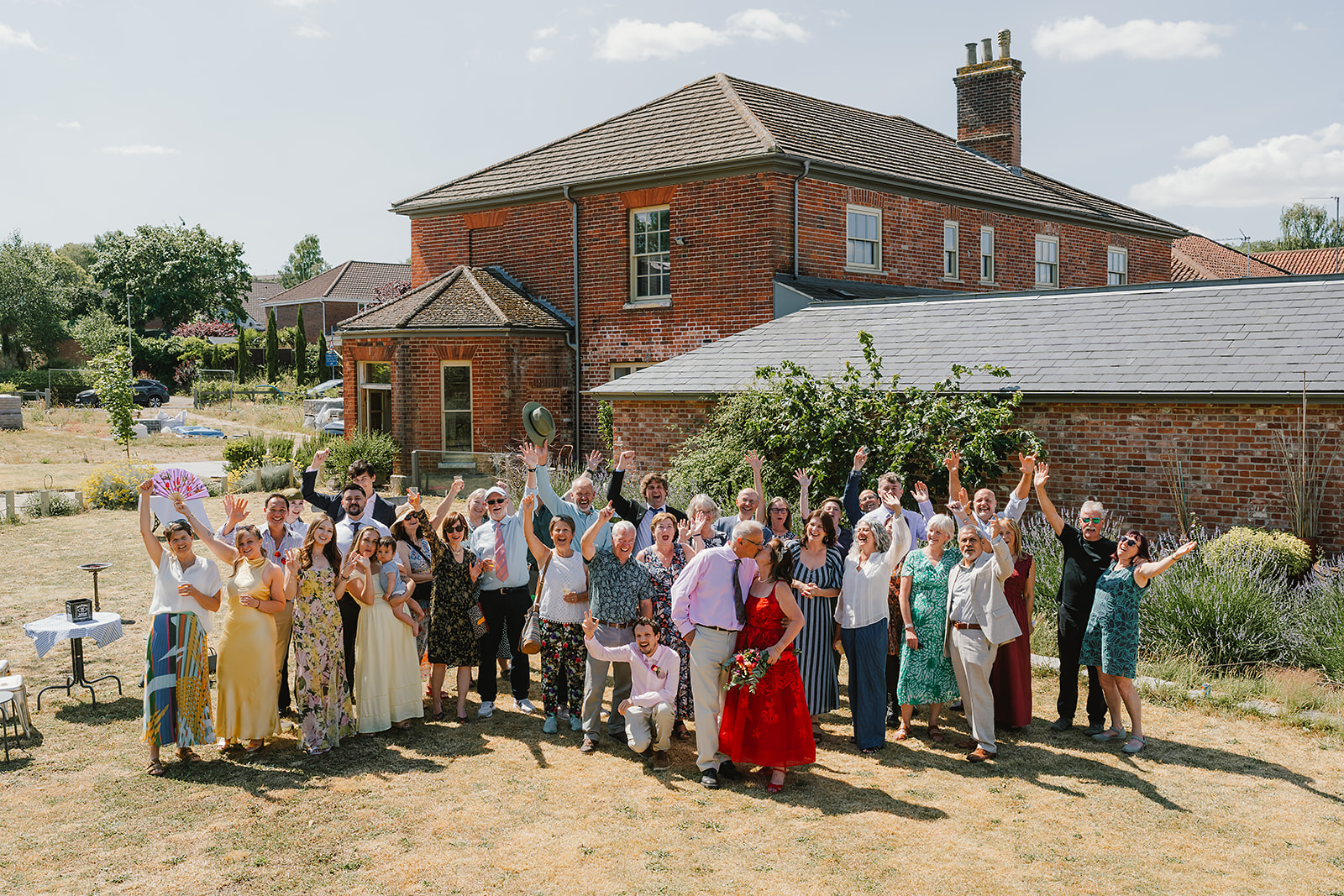 real wedding in Norwich Norfolk with a mature couple and friends helping | Andy Davison Photography