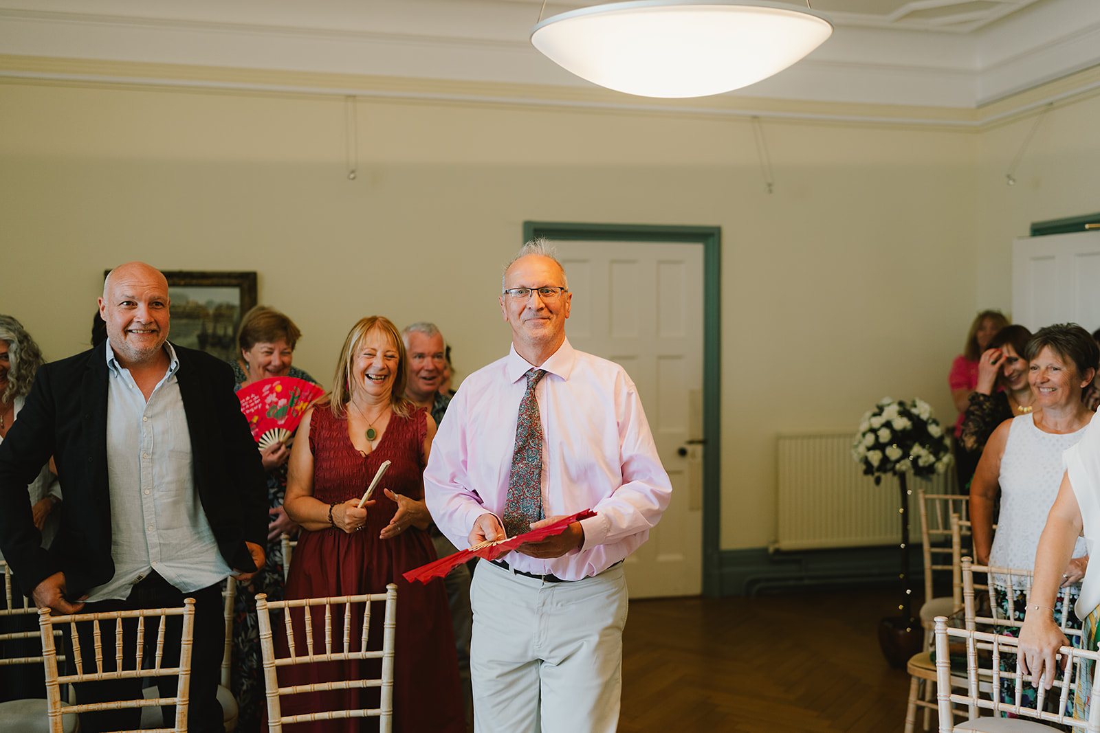 real wedding in Norwich Norfolk with a mature couple and friends helping | Andy Davison Photography