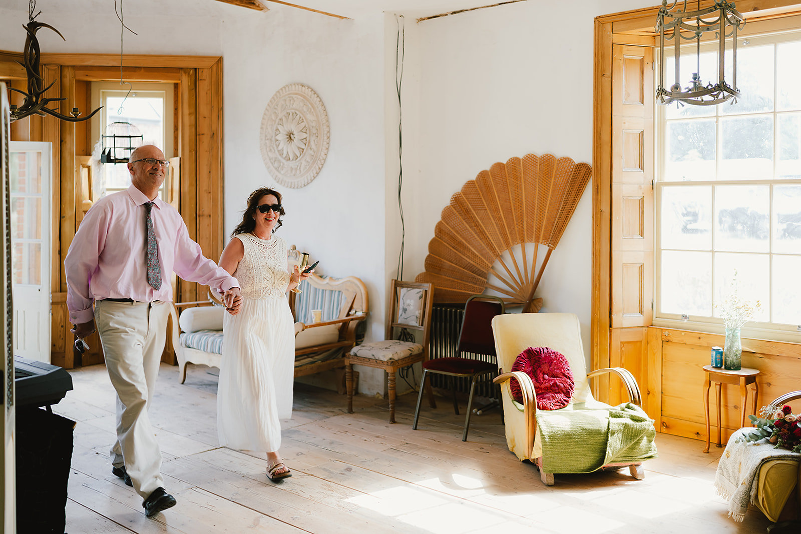 real wedding in Norwich Norfolk with a mature couple and friends helping | Andy Davison Photography