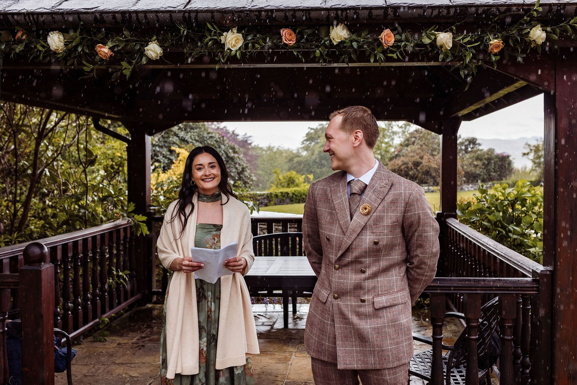 Real wedding on Lake Windermere with Mark Battista Photography