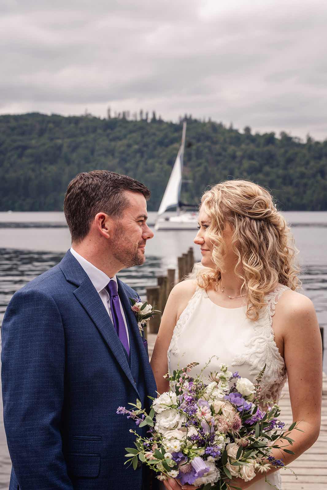 real wedding at Merewood Lake Windermere with Jaye Peg Photography and Made in Flowers Kendal