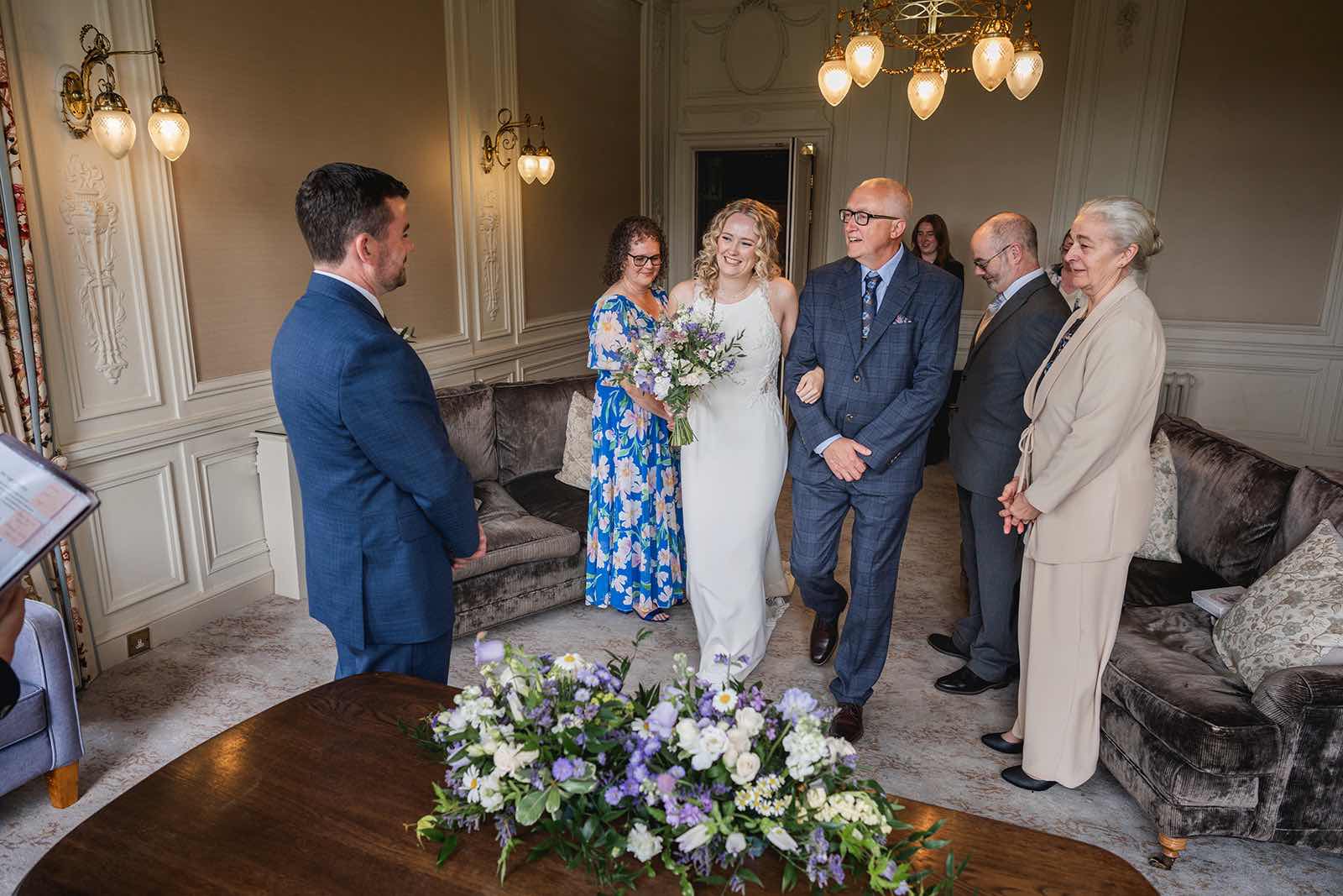 real wedding at Merewood Lake Windermere with Jaye Peg Photography and Made in Flowers Kendal