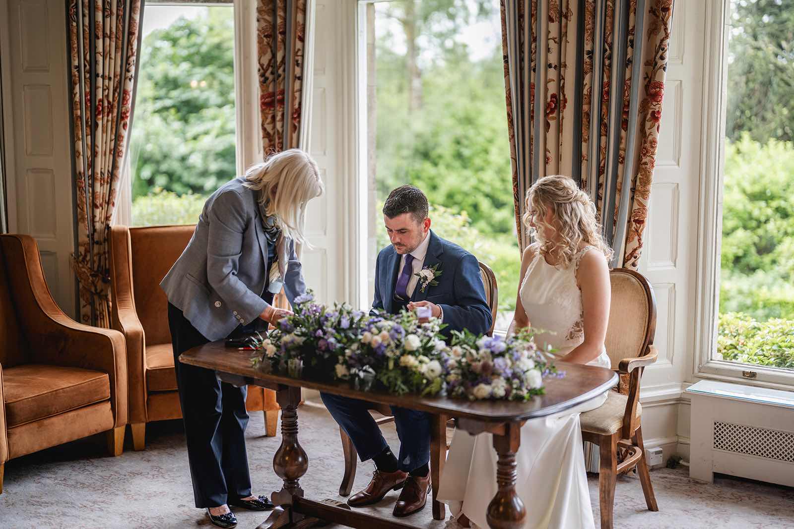 real wedding at Merewood Lake Windermere with Jaye Peg Photography and Made in Flowers Kendal