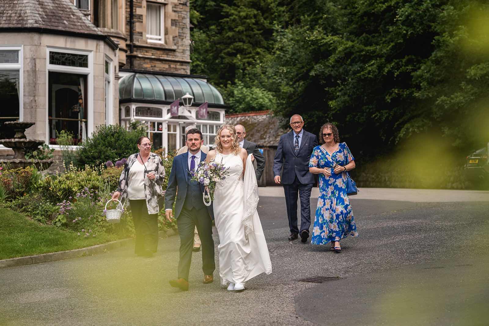 real wedding at Merewood Lake Windermere with Jaye Peg Photography and Made in Flowers Kendal
