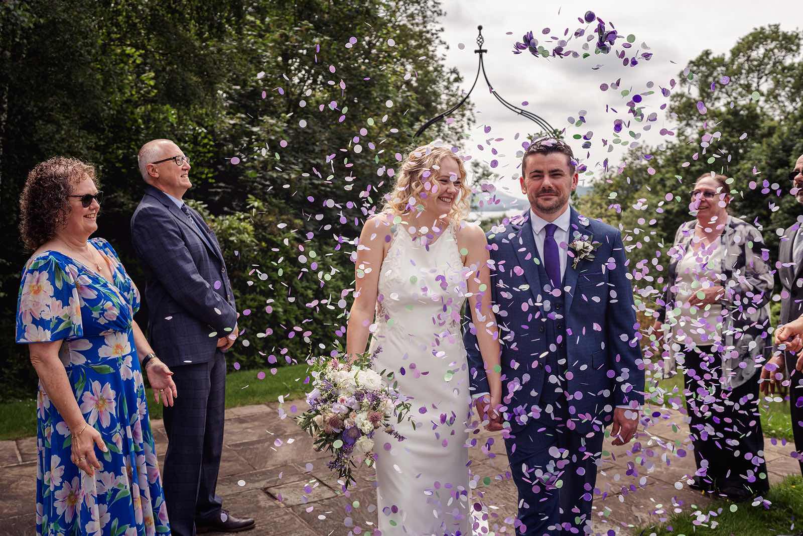 real wedding at Merewood Lake Windermere with Jaye Peg Photography and Made in Flowers Kendal
