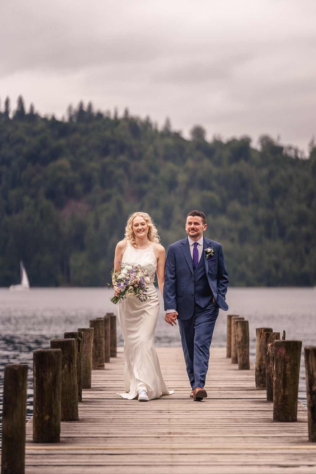 real wedding at Merewood Lake Windermere with Jaye Peg Photography and Made in Flowers Kendal