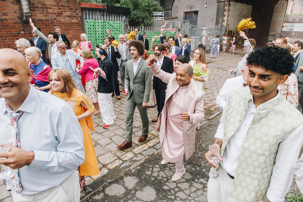 real wedding at Fairfield Social Club Manchester with multicultural wedding photographer Priti Shikotra