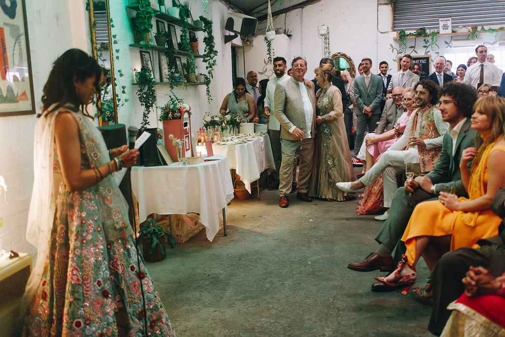 real wedding at Fairfield Social Club Manchester with multicultural wedding photographer Priti Shikotra
