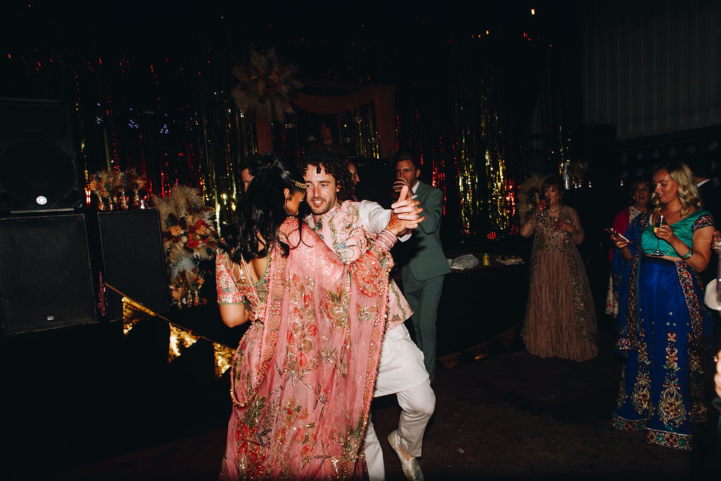 real wedding at Fairfield Social Club Manchester with multicultural wedding photographer Priti Shikotra