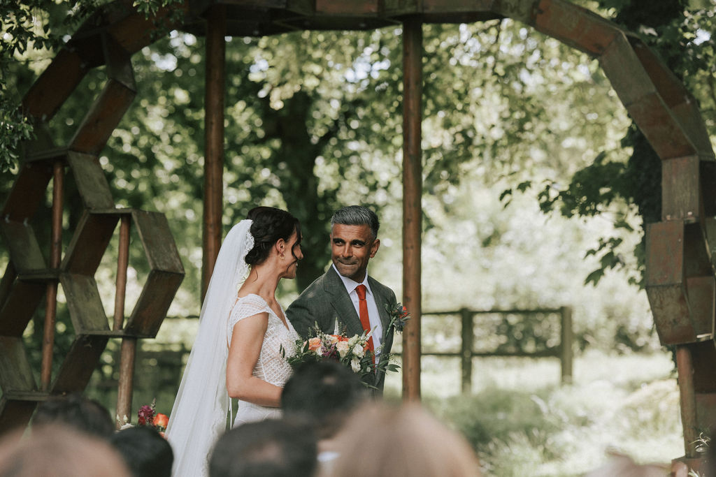 real couple's wedding in Hertfordshire with outdoor ceremony | Nicki Shea Photography at Beaumont Hall
