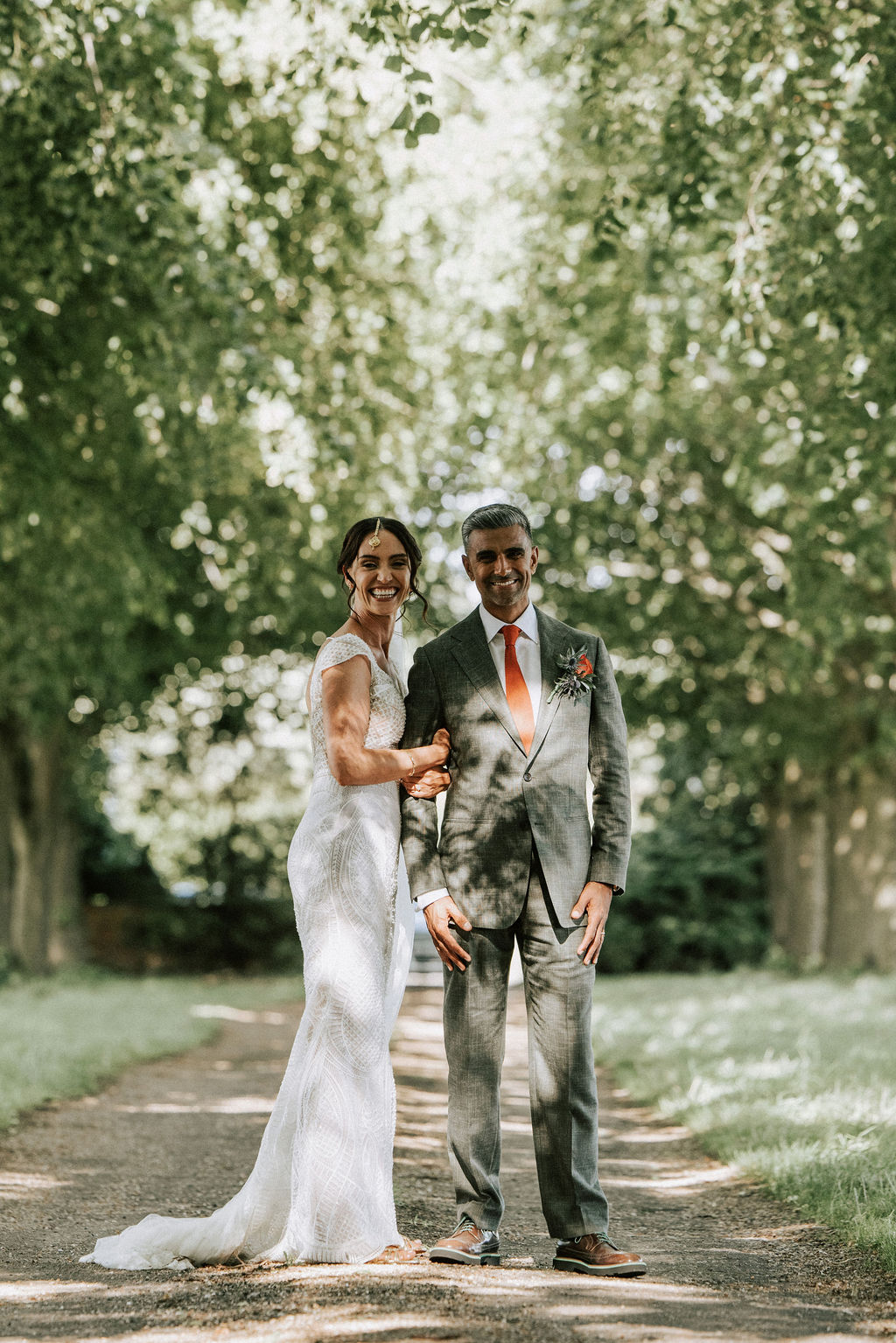real couple's wedding in Hertfordshire with outdoor ceremony | Nicki Shea Photography at Beaumont Hall