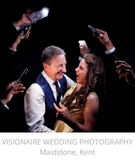 Creative fashion-led wedding photography by Visionaire, Kent wedding photographer
