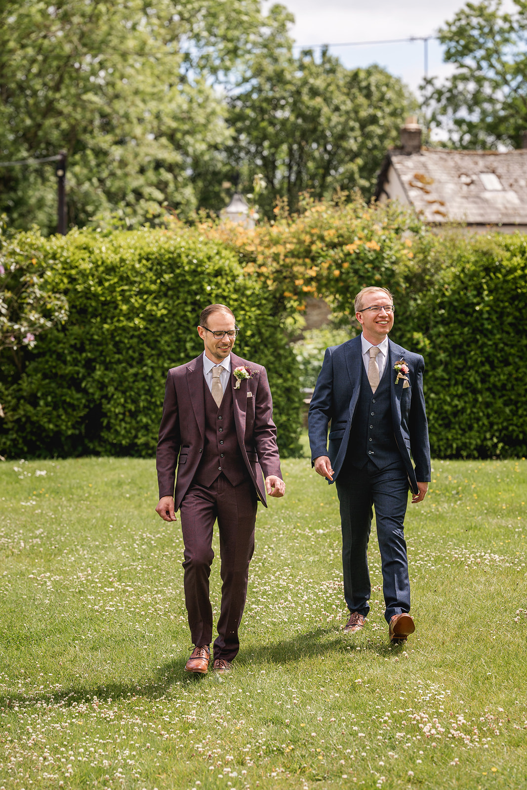 real wedding at Holesfoot Cumbria with two grooms | Jaye-Peg Photography