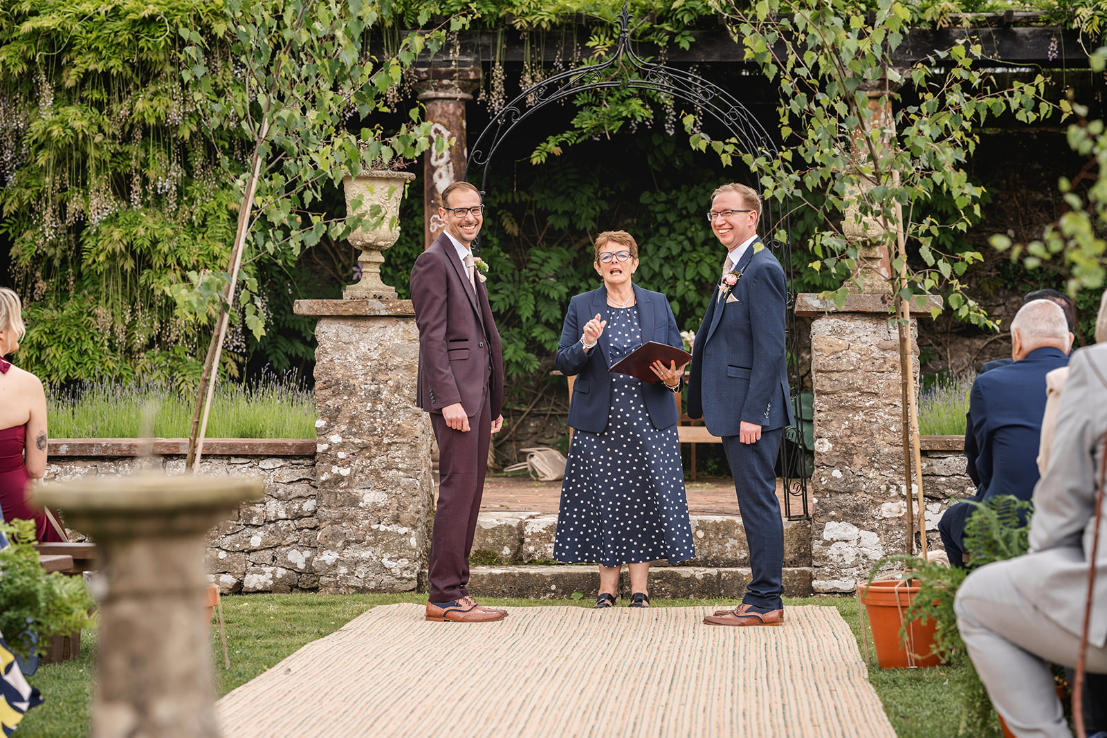 real wedding at Holesfoot Cumbria with two grooms | Jaye-Peg Photography