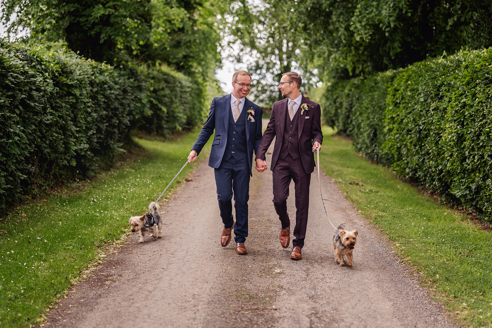 real wedding at Holesfoot Cumbria with two grooms | Jaye-Peg Photography