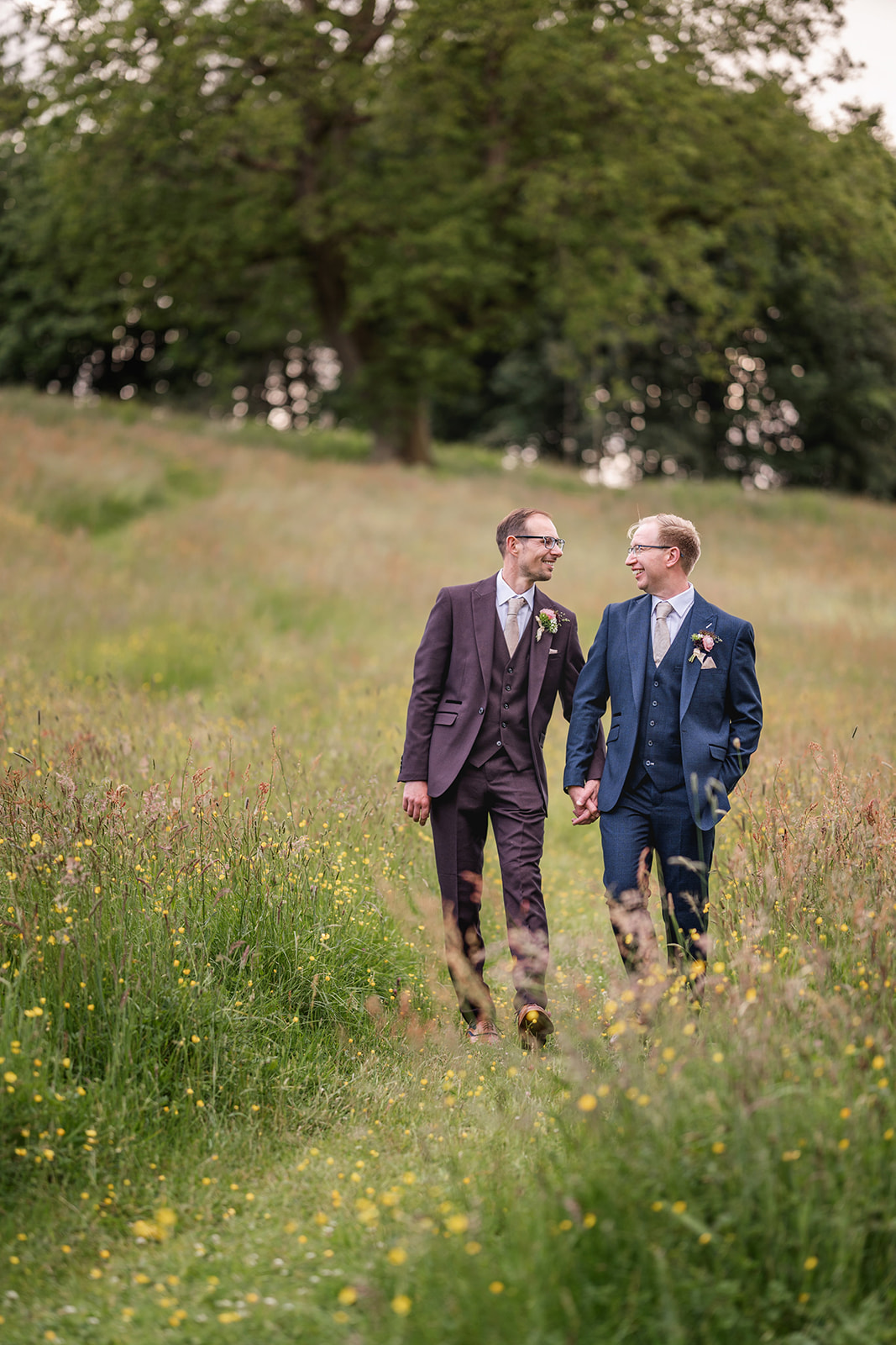 real wedding at Holesfoot Cumbria with two grooms | Jaye-Peg Photography