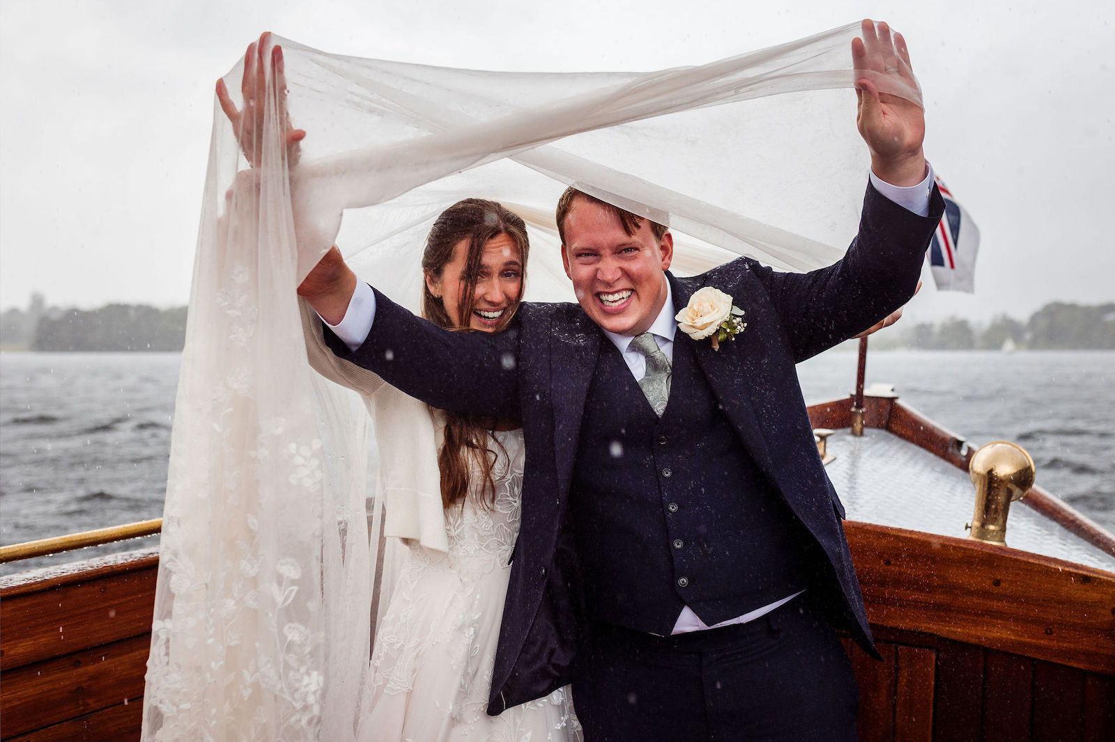 rainy Lake District wedding at Cragwood near Windermere | Mark Battista Photography