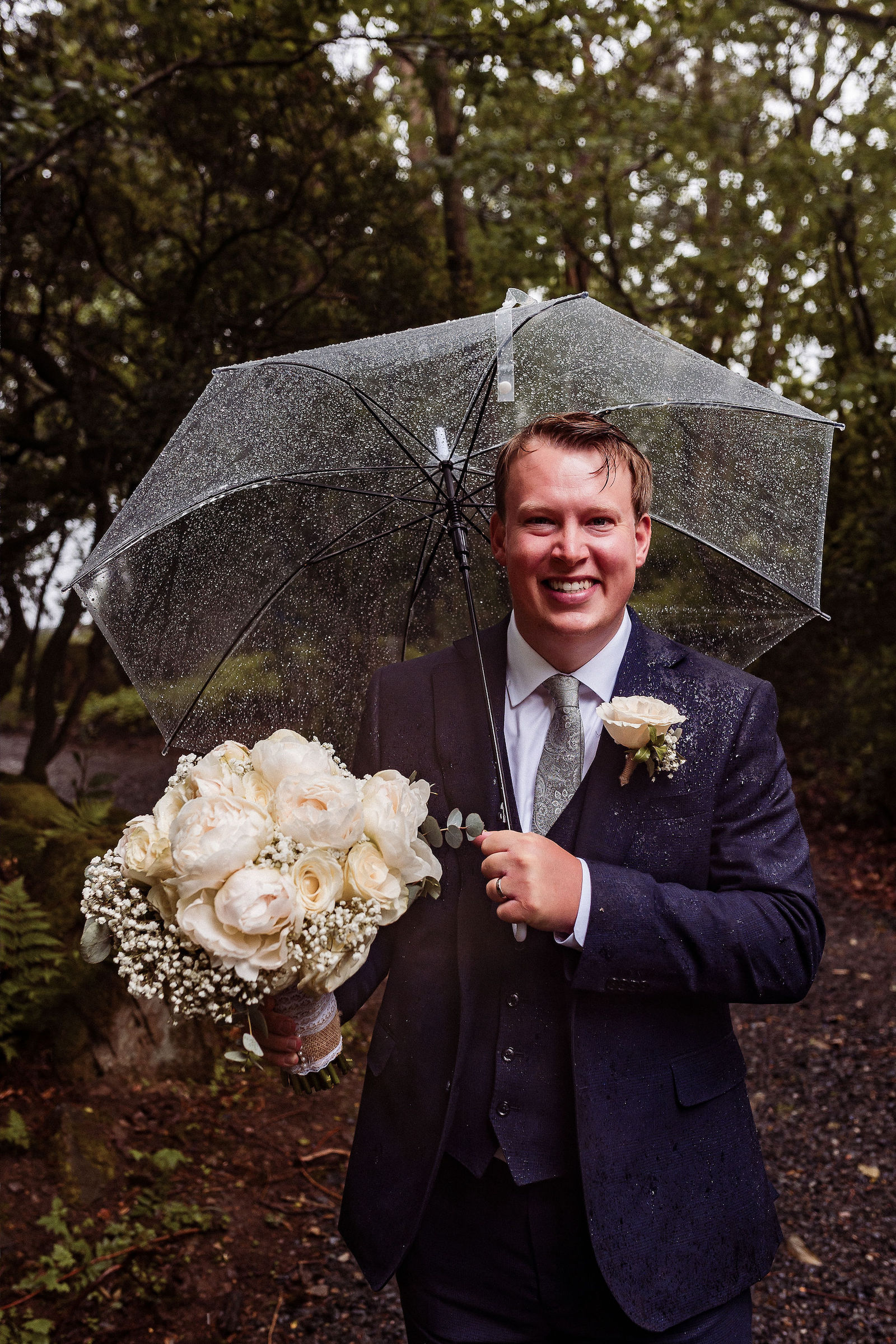 rainy Lake District wedding at Cragwood near Windermere | Mark Battista Photography