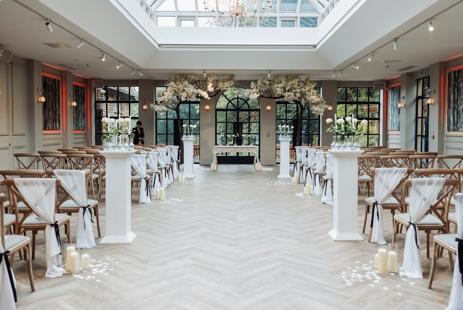 real wedding at Woodlands Hotel Leeds with black tie dress code and images by Yorkshire photographer Fabio Photography from Halifax