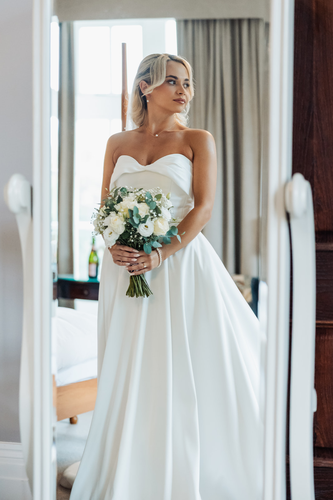 real wedding at Woodlands Hotel Leeds with black tie dress code and images by Yorkshire photographer Fabio Photography from Halifax