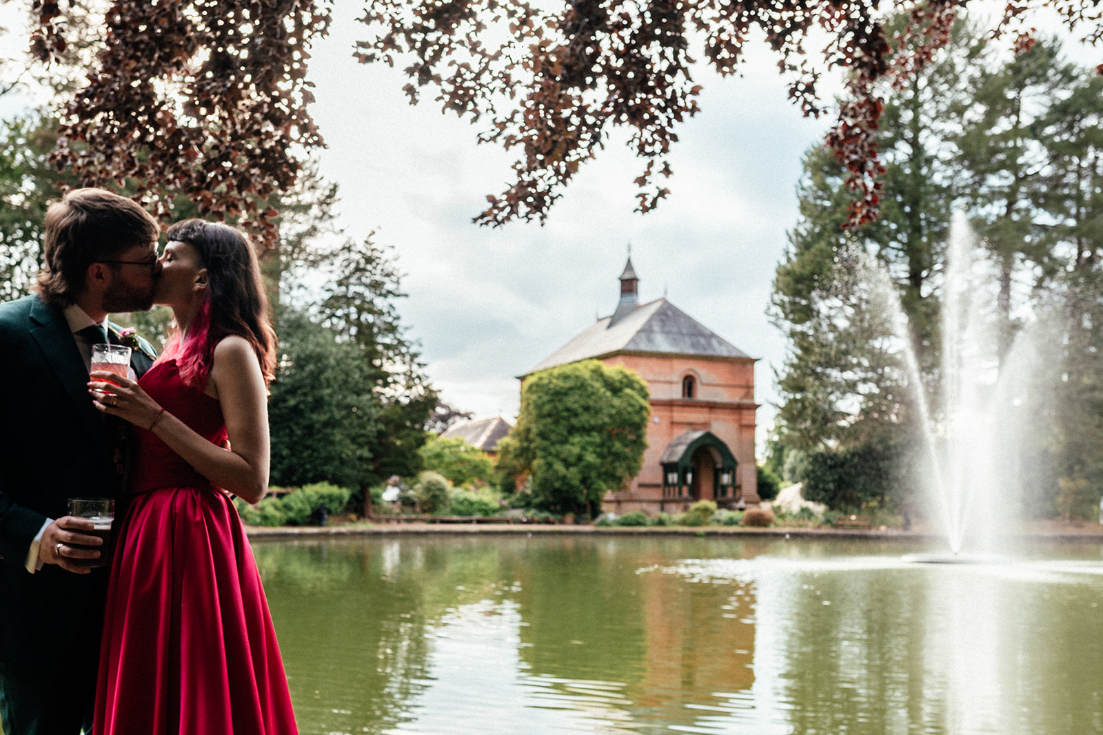 alternative real wedding at Papplewick Pumping House venue with documentary wedding photographer Simon Dewey 