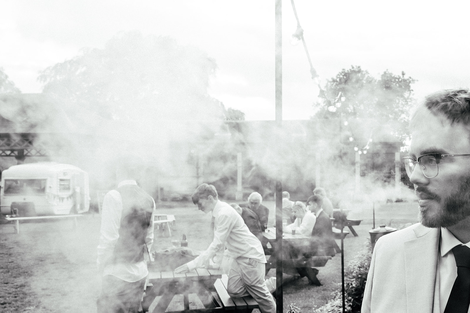 alternative real wedding at Papplewick Pumping House venue with documentary wedding photographer Simon Dewey