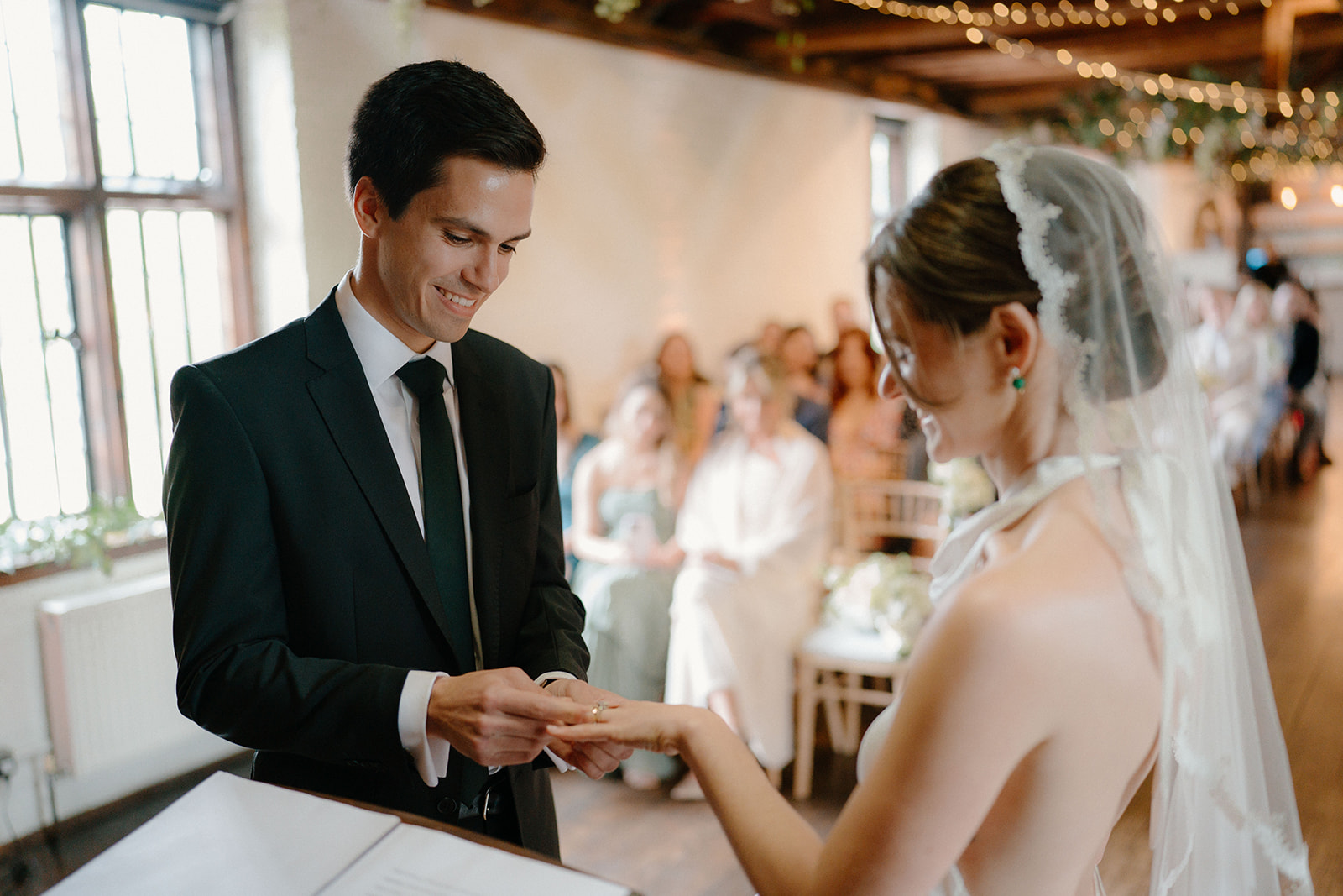 real wedding at Tudor Barn Elthan with London wedding photographer Tom Aizenberg Photography