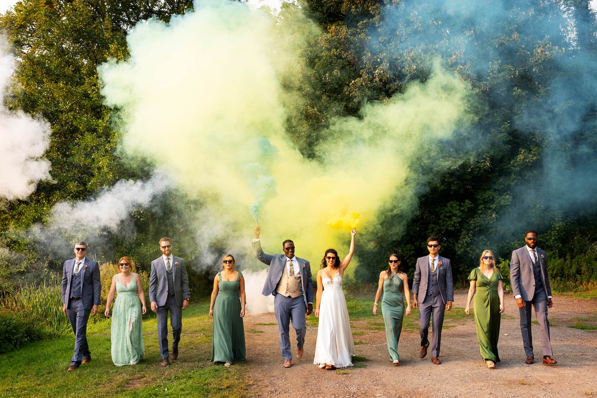 real wedding at Ashley Wood Farm in Wiltshire with Martin Dabek Photography