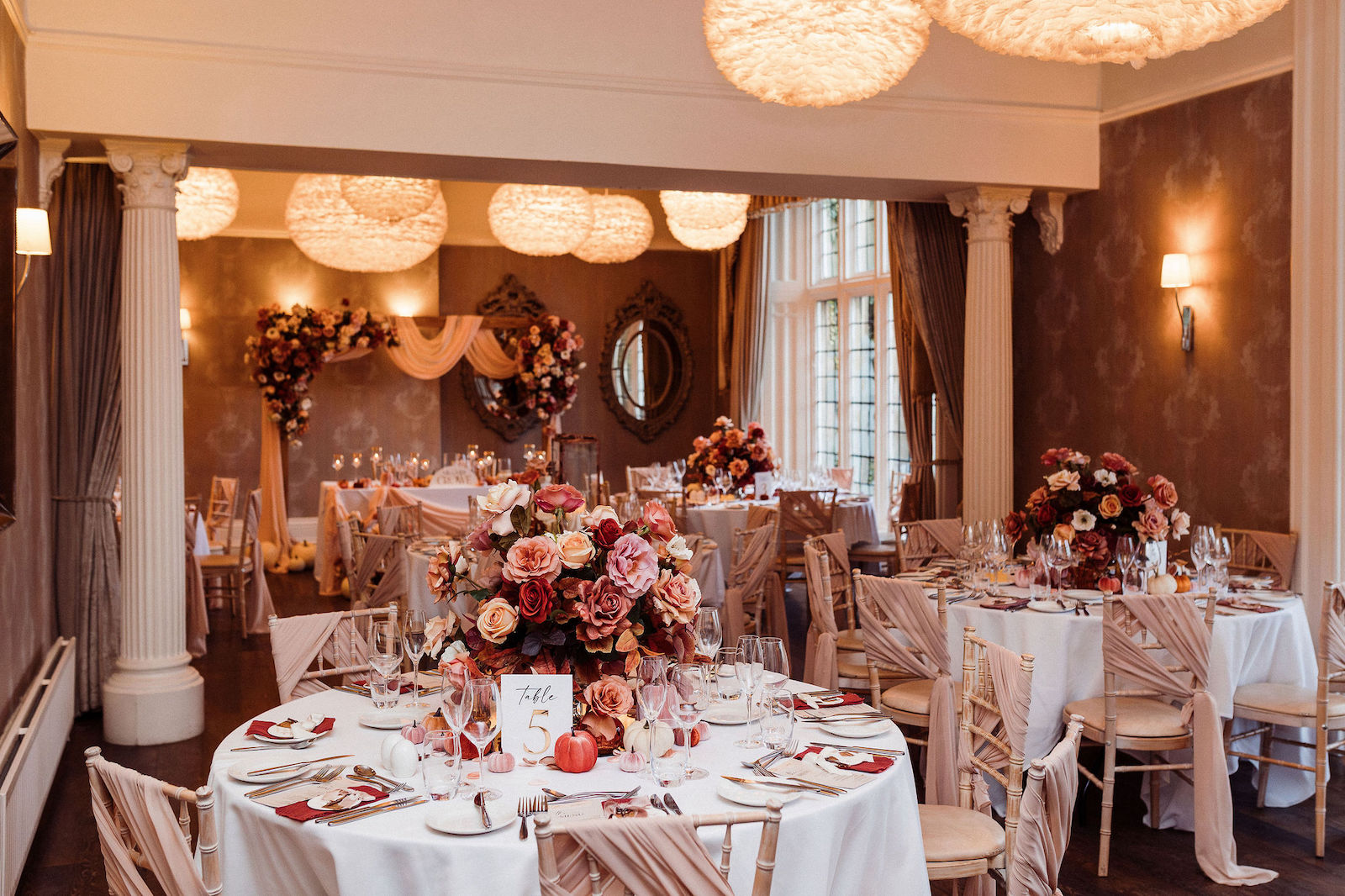 real wedding with a tattooed bride and groom at Falcon Manor in Yorkshire, with Mark Battista Photography