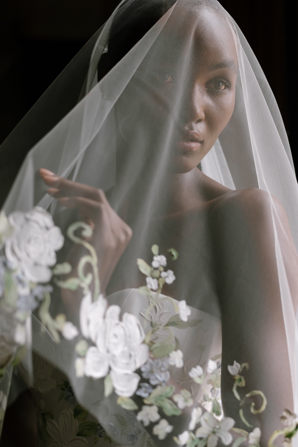 Bridalwear from House of Savin London as they launch The New Romanticism collection at New York Bridal Fashion Week