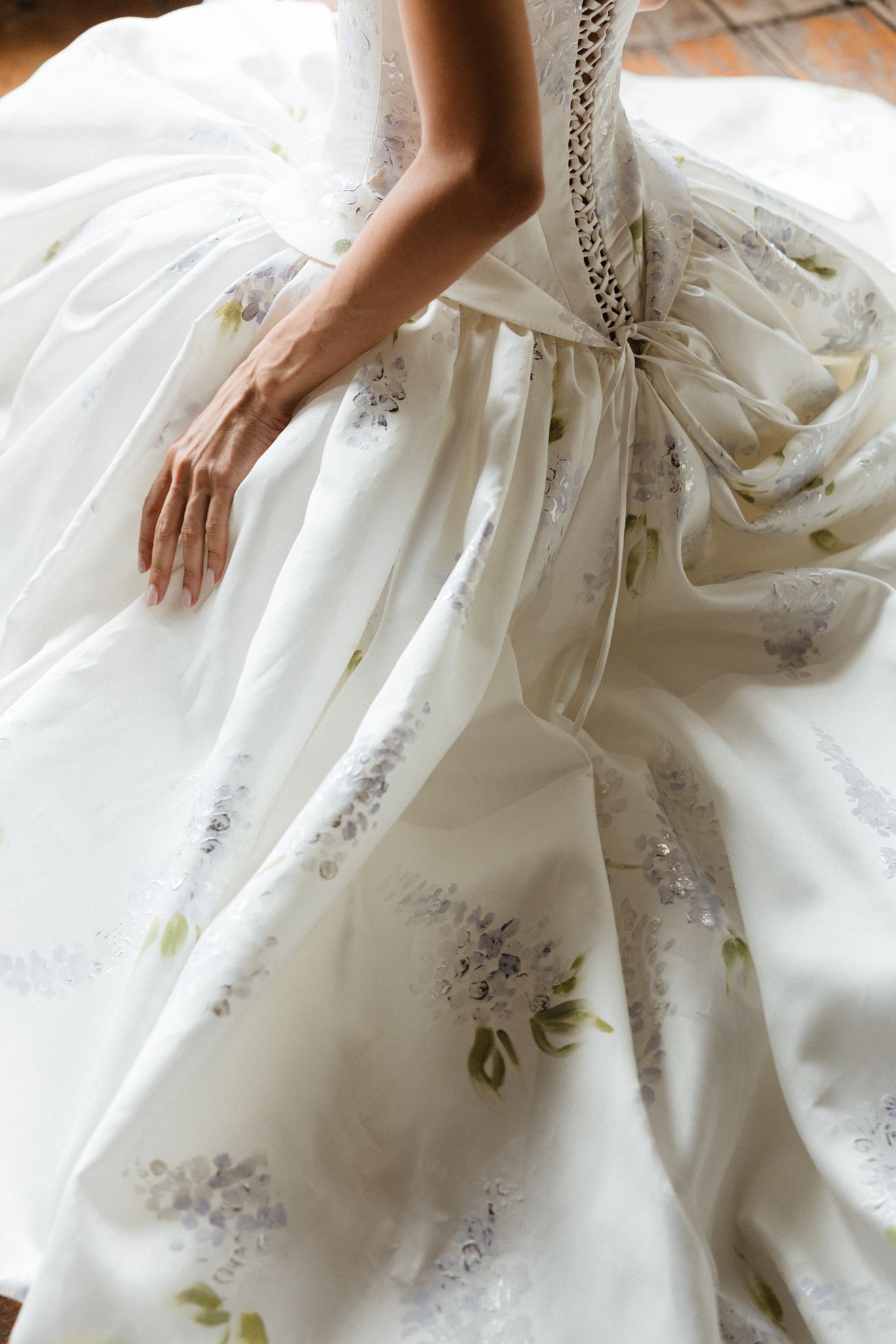 Bridalwear from House of Savin London as they launch The New Romanticism collection at New York Bridal Fashion Week