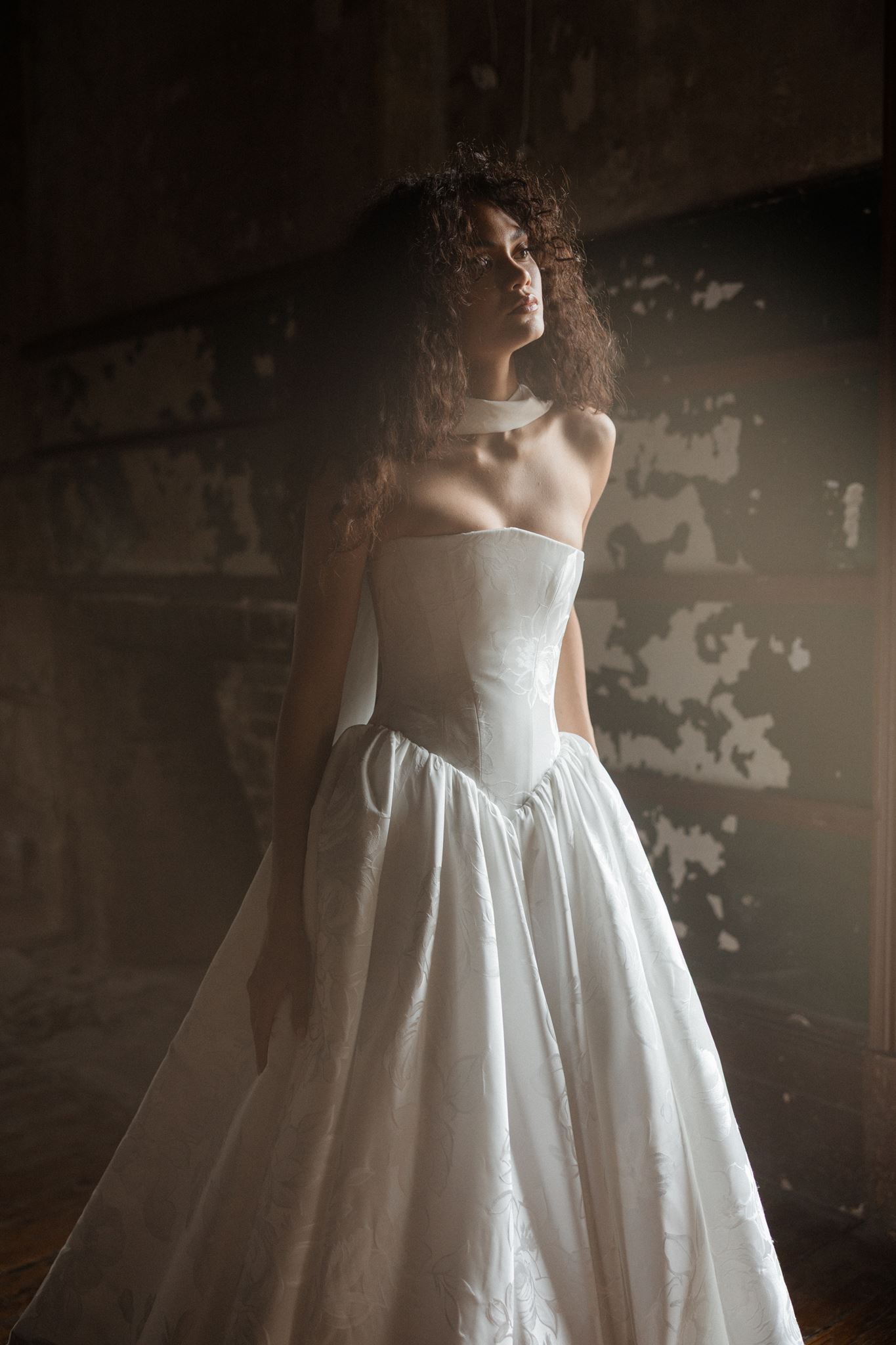 Bridalwear from House of Savin London as they launch The New Romanticism collection at New York Bridal Fashion Week