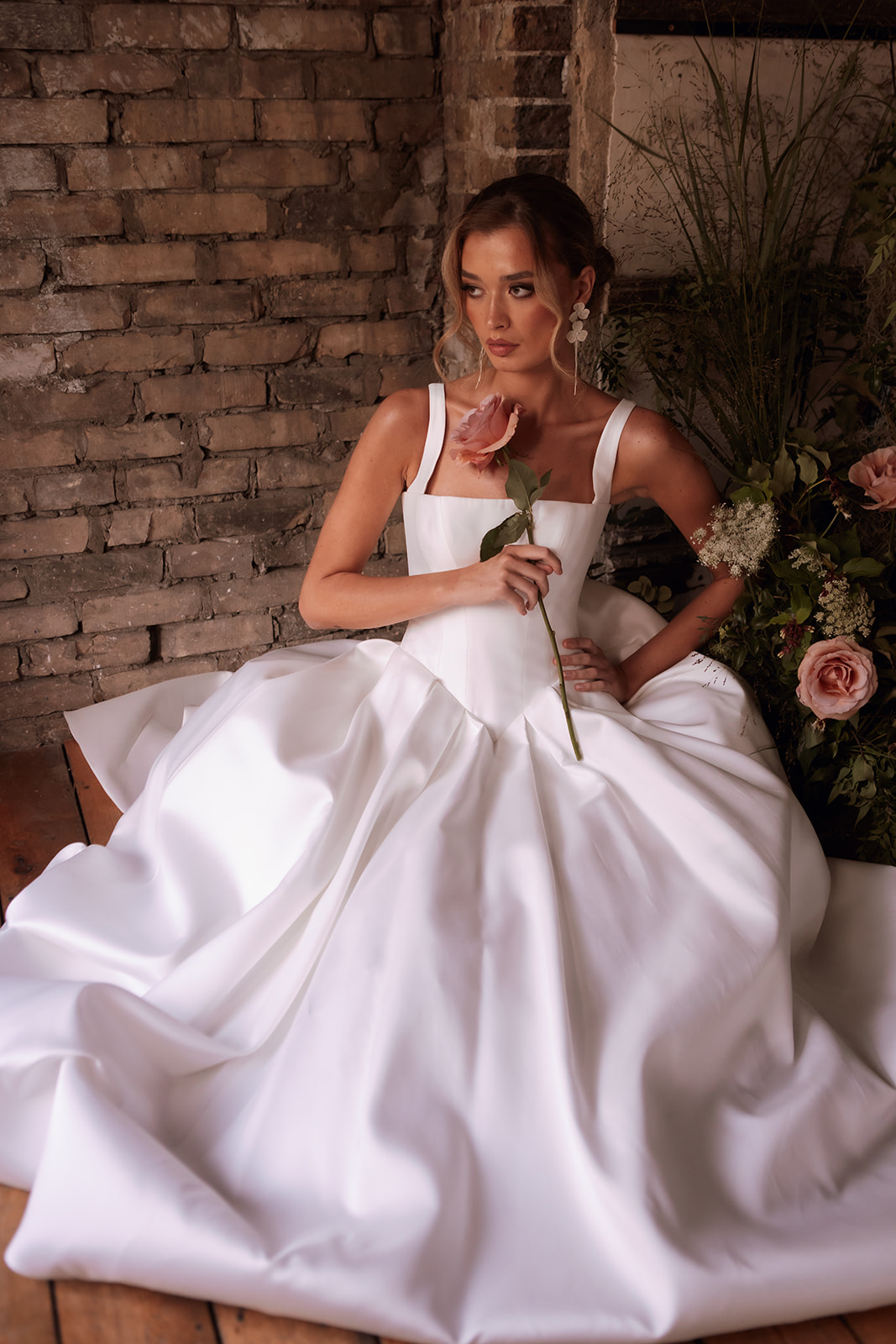 Bridalwear from House of Savin London as they launch The New Romanticism collection at New York Bridal Fashion Week