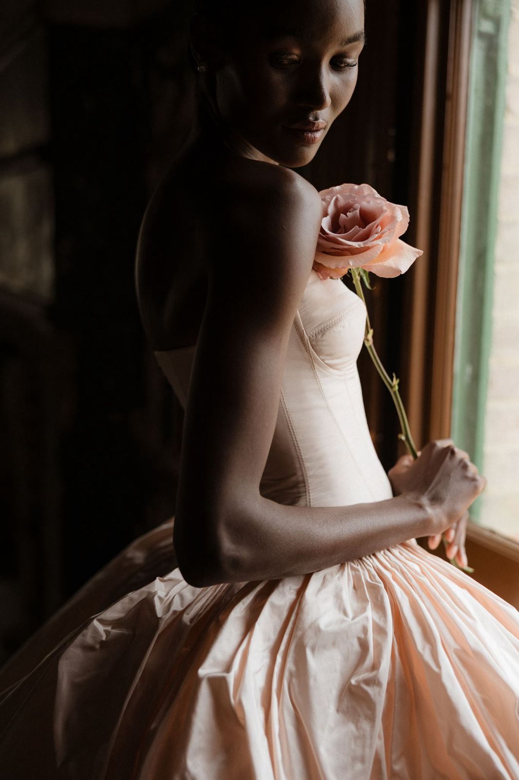 Bridalwear from House of Savin London as they launch The New Romanticism collection at New York Bridal Fashion Week