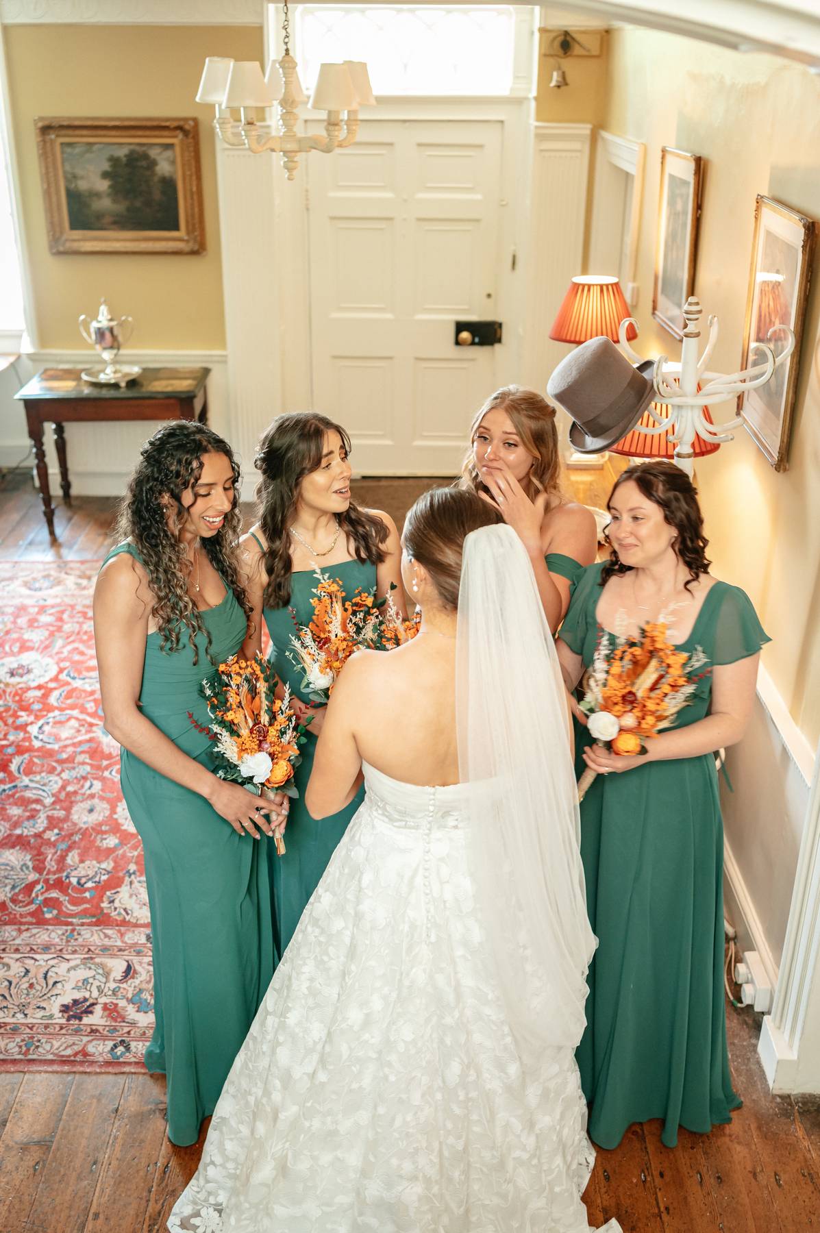 real wedding at Tall Johns House with a sunny outdoor ceremony and autumnal colours | Studio Williams Photography
