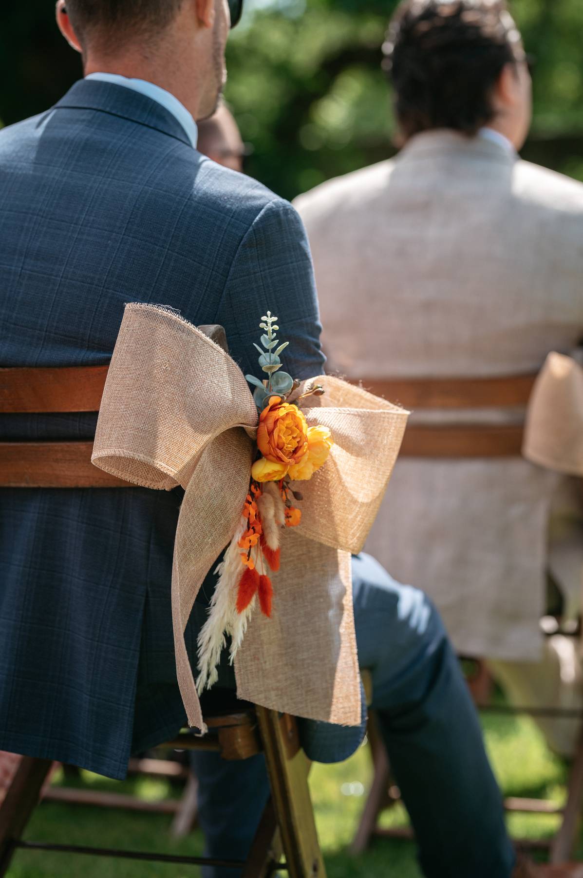 real wedding at Tall Johns House with a sunny outdoor ceremony and autumnal colours | Studio Williams Photography