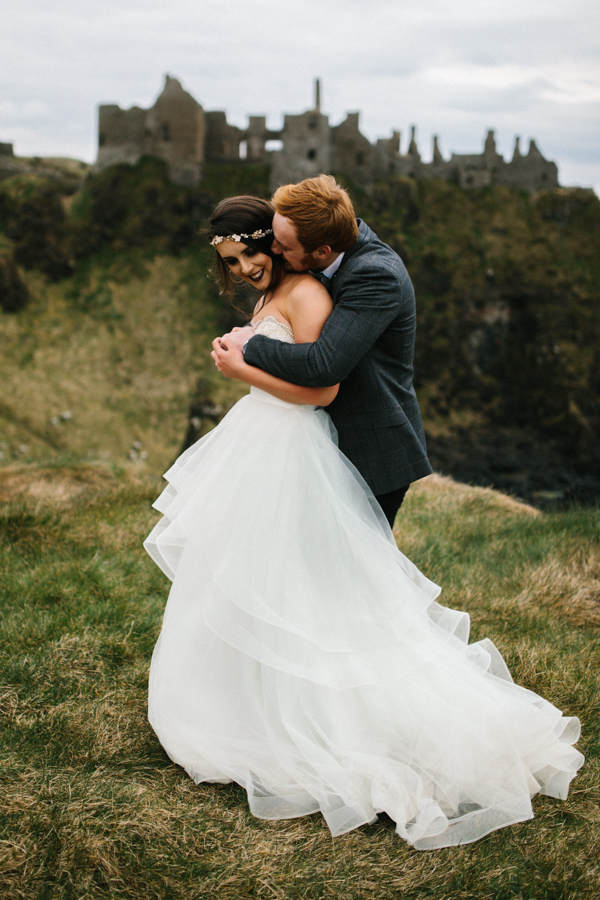 Dunluce Castle elopement Northern Ireland Antrim, images by Luke Flint Media on the English Wedding Blog (28)