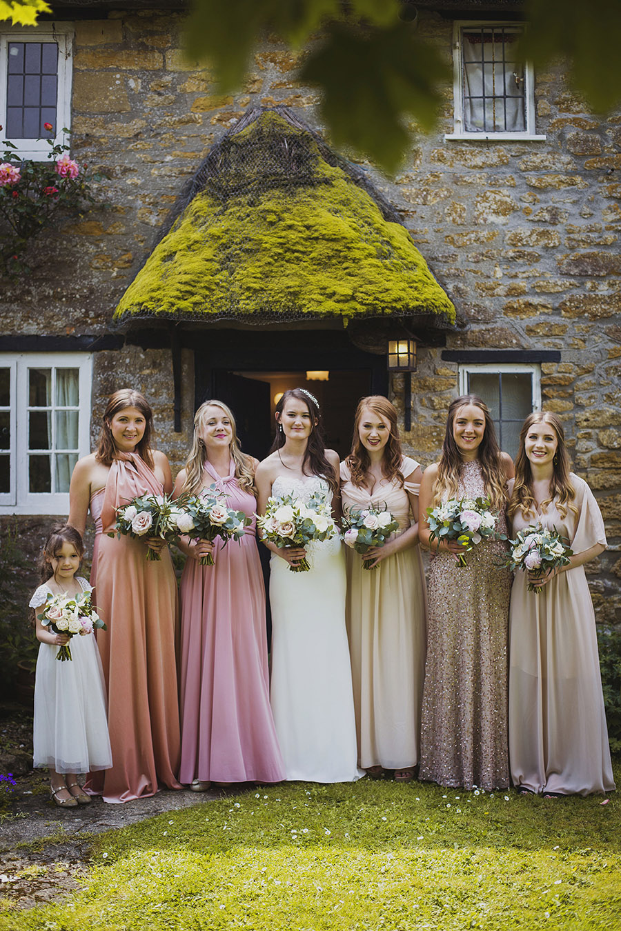Relaxed outdoor wedding at Cott Farm Barn with images by Heather Birnie Photography on the English Wedding Blog (8)