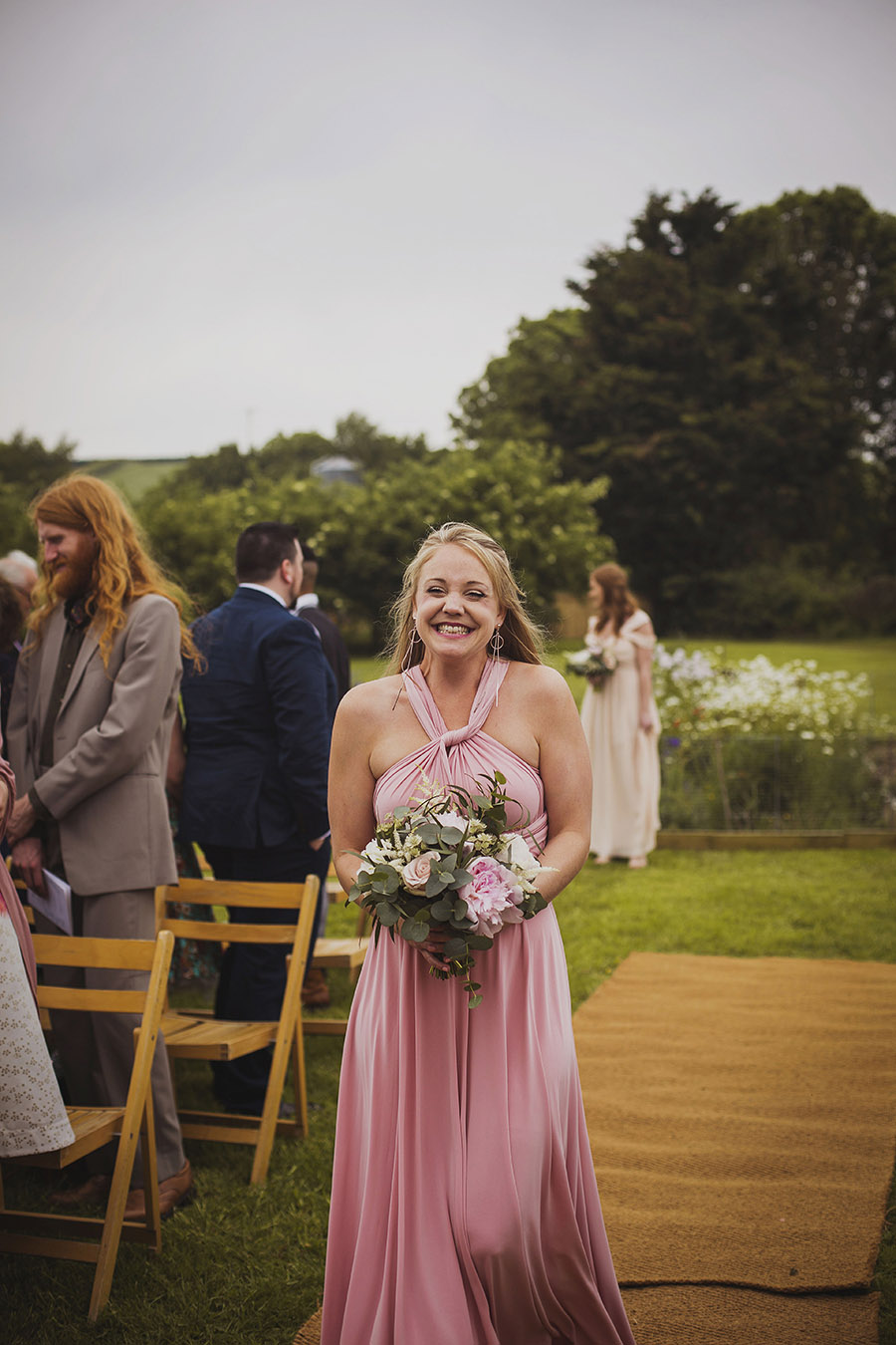 Relaxed outdoor wedding at Cott Farm Barn with images by Heather Birnie Photography on the English Wedding Blog (14)