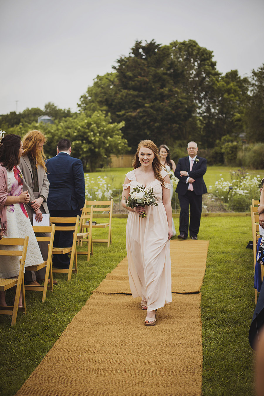 Relaxed outdoor wedding at Cott Farm Barn with images by Heather Birnie Photography on the English Wedding Blog (16)