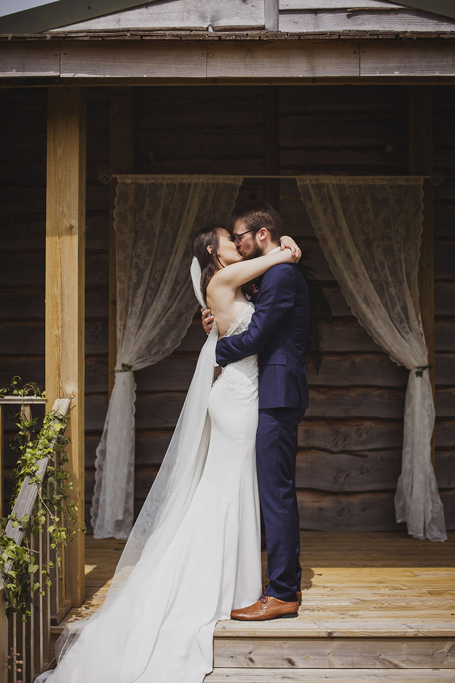 Relaxed outdoor wedding at Cott Farm Barn with images by Heather Birnie Photography on the English Wedding Blog (22)